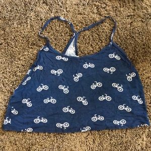 Kirra blue crop top